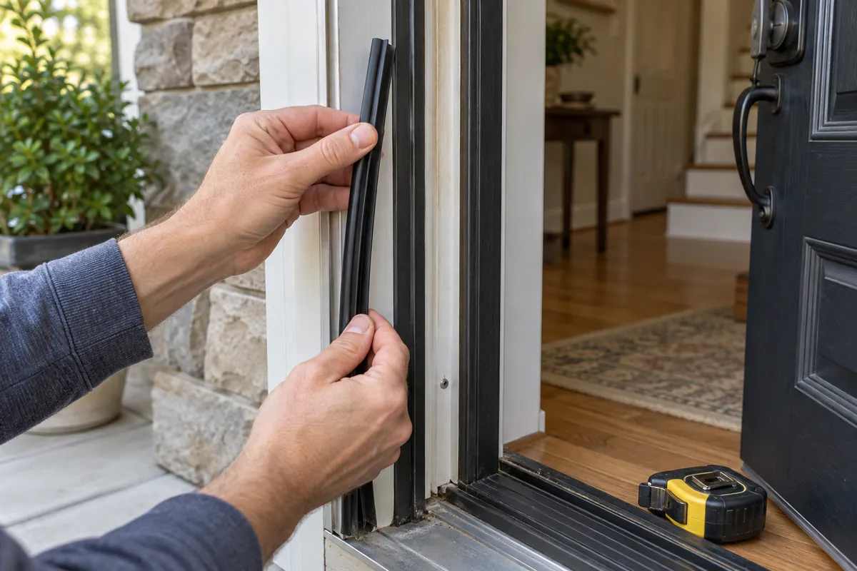 Drafty Front Door? Measure the Gap Before Buying a New One
